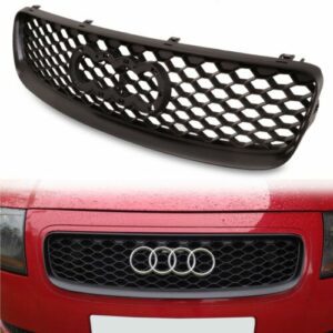 Honeycomb Mesh Black Badgeless Debadged Grille For Audi TT 8N MK1 98-06