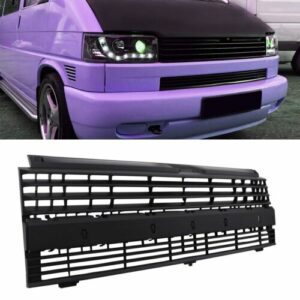Black Badgeless Debadged Front Rad Grille For VW Transporter T4 91-96