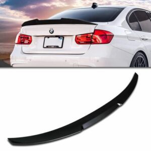 Gloss Black Spoiler Boot Wing Extension Lip For BMW 3 Series F80 F30 M3 12-19