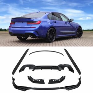 Gloss Black M Performance Style Aero Bodykit For BMW 3 Series G28 G20 2018+