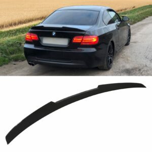 M4 Style Gloss Black Rear Lip Spoiler For BMW 3 Series E92 05-13