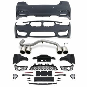 M3 Style Body Kit with Exhaust Conversion For BMW 3 Series F30 N20 12-19