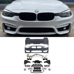 M3 Style Body Kit with Exhaust Conversion For BMW 3 Series F30 N20 12-19