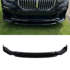 Gloss Black Front Lip Splitter For BMW X5 G05 2018-2023
