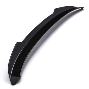 Gloss Black Rear Spoiler Lip Extension For VW Golf MK8 2020+