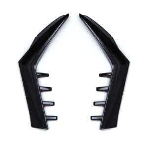 Gloss Black Rear Window Side Wings Blade Style For VW Golf MK8 2020+