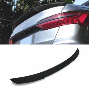 M4 Style Rear Boot Spoiler Lip Gloss Black For Audi A6 C8 2019+