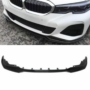 Gloss Black Front Bumper Splitter For BMW 3 Series G20 G21 19-22