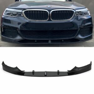 Gloss Black M Performance Style Front Splitter For BMW 5 Series G30 G31 17-20