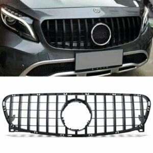 AMG GTR Gloss Black Front Grille For Mercedes GLA X156 14-16