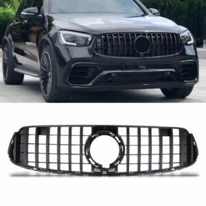 Gloss Black AMG GTR Style Grille For Mercedes GLC X253 2020+