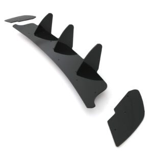 Rear Blade Diffuser Gloss Black For Volkswagen Golf GTI MK6 09-12