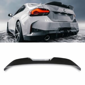 M Performance Style Gloss Black Rear Spoiler For BMW 2 Series G42 2022+