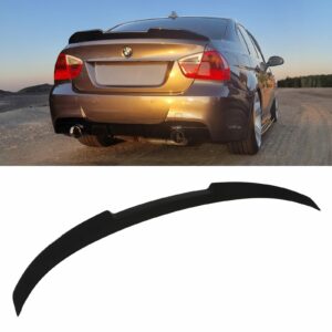M4 Style Gloss Black Rear Spoiler For BMW 3 Series E90 05-11
