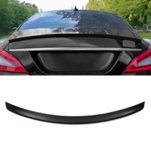 Gloss Black Rear Spoiler Lip For Mercedes Benz CLS C218 12-17