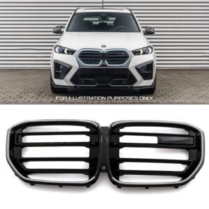 Gloss Black Single Slat LED Grille For BMW X5M F95 2019+