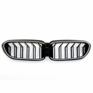 Gloss Black Double Slat LED Grille For BMW 5 Series G30 2019+