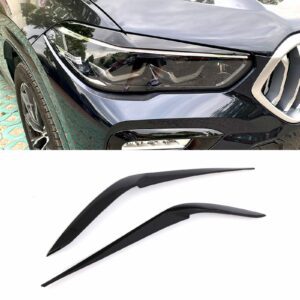 Eyebrow Headlight Trim Gloss Black - BMW X5 G05 Pre-LCI 19-23