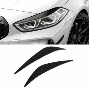 Eyebrow Headlight Trim Gloss Black - BMW 1 Series F40 19-24
