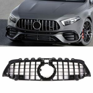GT Style Panamericana Front Grille Gloss Black – Mercedes A Class W177 2018+