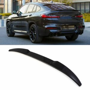 Gloss Black Rear Boot Spoiler X4M Style For BMW X4 G02 Pre-LCI 18-21