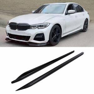 Gloss Black Side Skirts For BMW 3 Series G20 G21 2019+