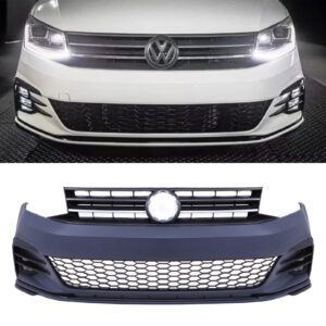 Primed Front Bumper Golf GTI Style For VW Caddy MK4 Facelift 15-20