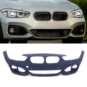 Primed Front Bumper M Performance Style For BMW 1 Series F20/F21 LCI 15-19