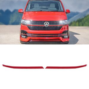 Red Long Front Grille Trims For VW Transporter T6.1 19-24