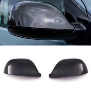 Carbon Fibre Look Wing Mirror Covers For VW Transporter T6 T6.1 16-24