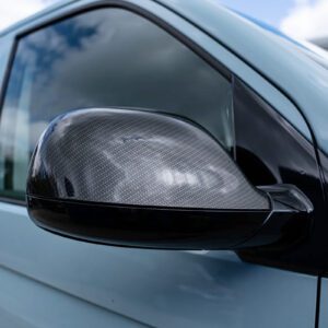 Carbon Fibre Look Wing Mirror Covers For VW Transporter T6 T6.1 16-24