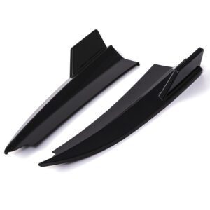 Gloss Black Rear Bumper Spats For Mercedes Benz C Class C205 15-21