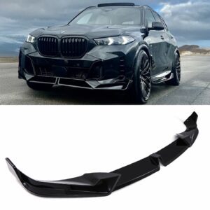Gloss Black Front Bumper Splitter For BMW X5 G05 LCI 2023+