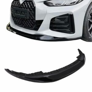 Gloss Black Front Bumper Splitter For BMW 4 Series M Sport G22 G26 2020+