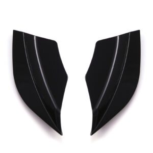 Gloss Black Rear Bumper Spats For Mercedes A Class W176 13-18