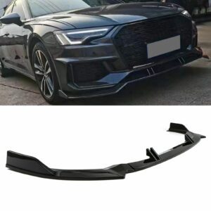 Gloss Black Front Splitter for Audi A6 C8 19-24