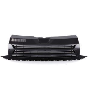 Gloss Black Badgeless Front Bumper Grille For VW Transporter T6 16-19