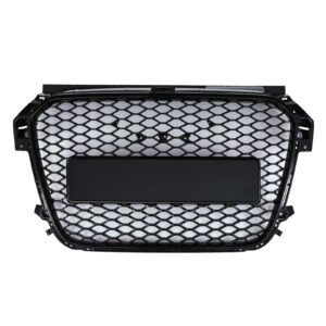 Gloss Black Front Badgeless Grille RS Style For Audi A1 8X 10-15