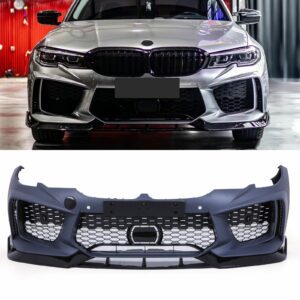 Primed Front Bumper M8 Style + Splitter For BMW 3 Series G20 Pre-LCI 19-22