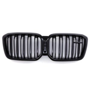 Gloss Black Front Grille X3M Style For BMW X3 G01 LCI 22-24