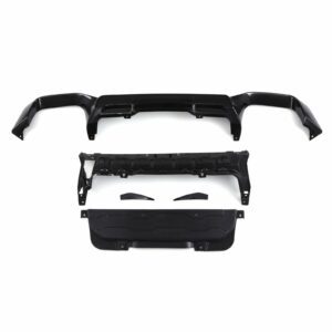 Gloss Black Rear Diffuser X4M Style For BMW X4 G02 LCI 22+