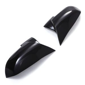 Gloss Black Side Mirror Covers M Style For 3 Series F30 F31 F34 12-19
