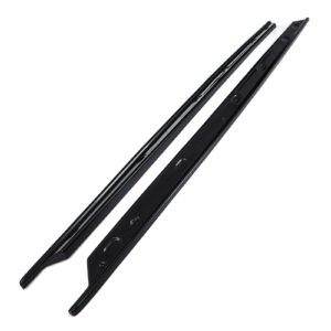 Gloss Black Side Skirts For VW Caddy MK5 LWB 2020+