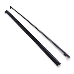 Gloss Black R-Line Style Side Skirts For VW Polo MK6 2018-2021