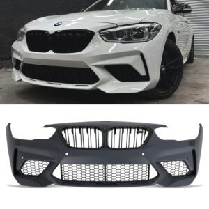 Primed Front Bumper M2 Competition Style For BMW 1 Series F20/F21 LCI 15-19