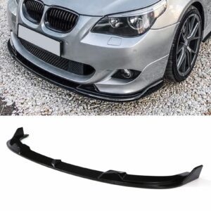 Gloss Black Front Splitter M Performance Style For BMW 5 Series E60/E61 03-10