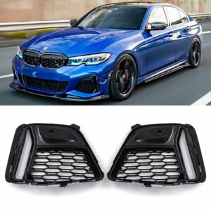 Gloss Black Fog Light Delete Kit For BMW 3 Series G20 2019-2021