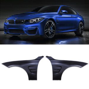 Primed Wheel Arches M4 Style with Gloss Black Trim For BMW 4 Series F32 2013-2020