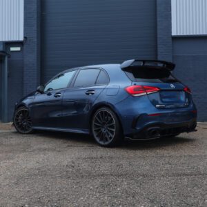 Gloss Black Rear Bumper Spats AMG Style For Mercedes A Class W177 2018+