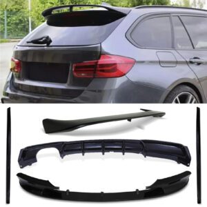 Aero Lowline Body Kit Gloss Black For BMW 3 Series F31 Touring 12-18